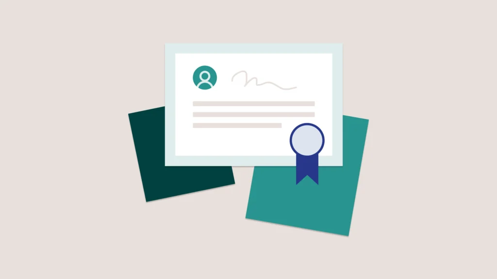 certificate illustration